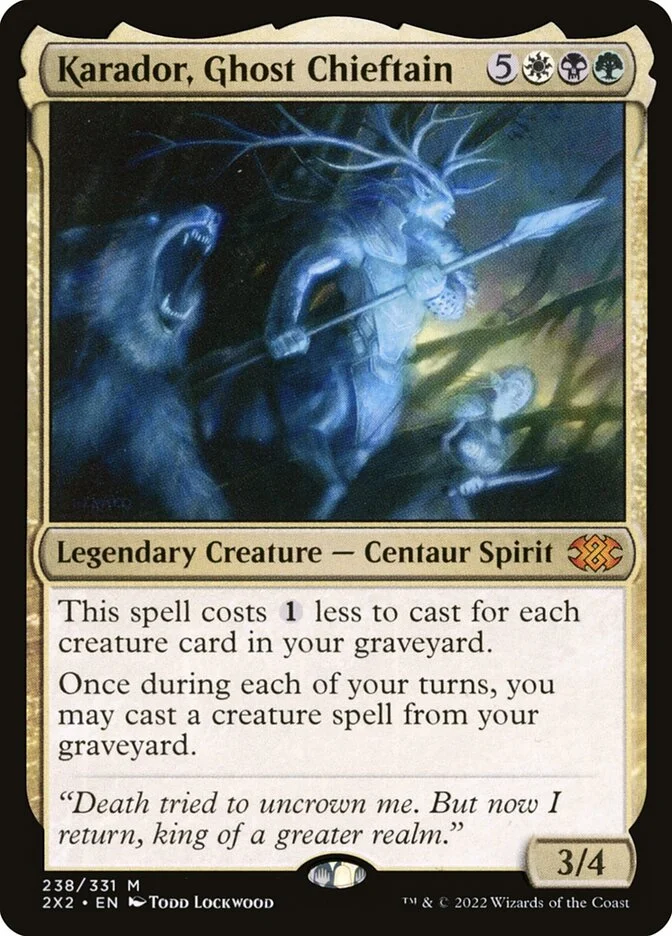 Karador, Ghost Chieftain 「2X2/238」「EN」