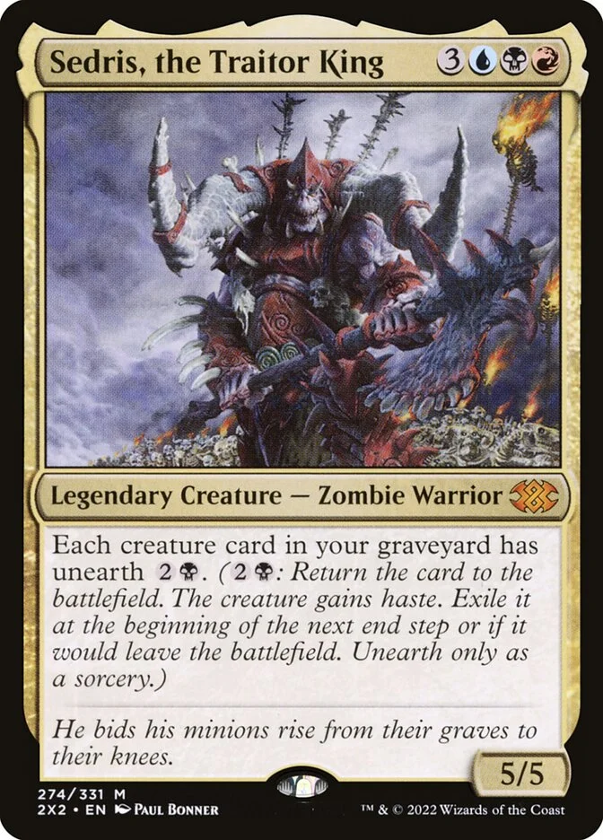Sedris, the Traitor King 「2X2/274」「EN」