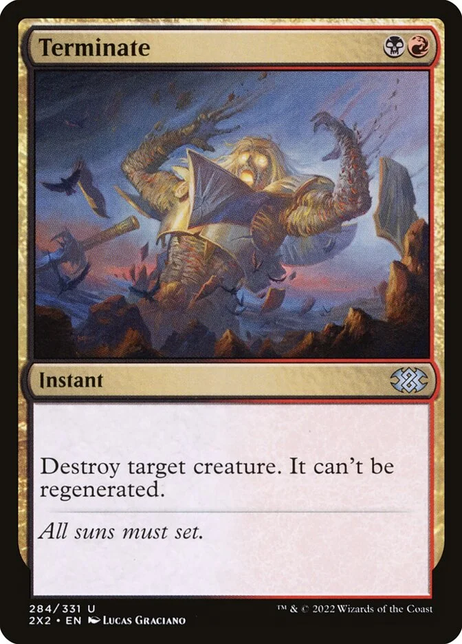 Terminate 「2X2/284」「EN」