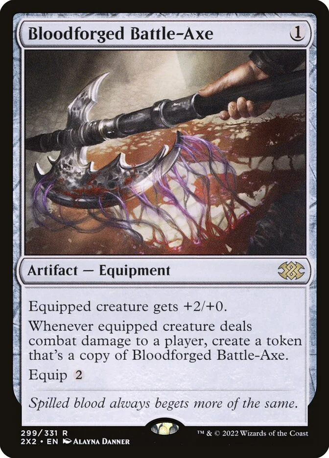 Bloodforged Battle-Axe 「2X2/299」「EN」