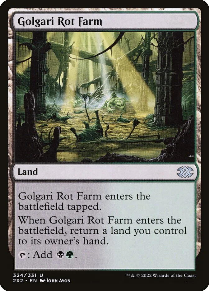 Golgari Rot Farm 「2X2/324」「EN」