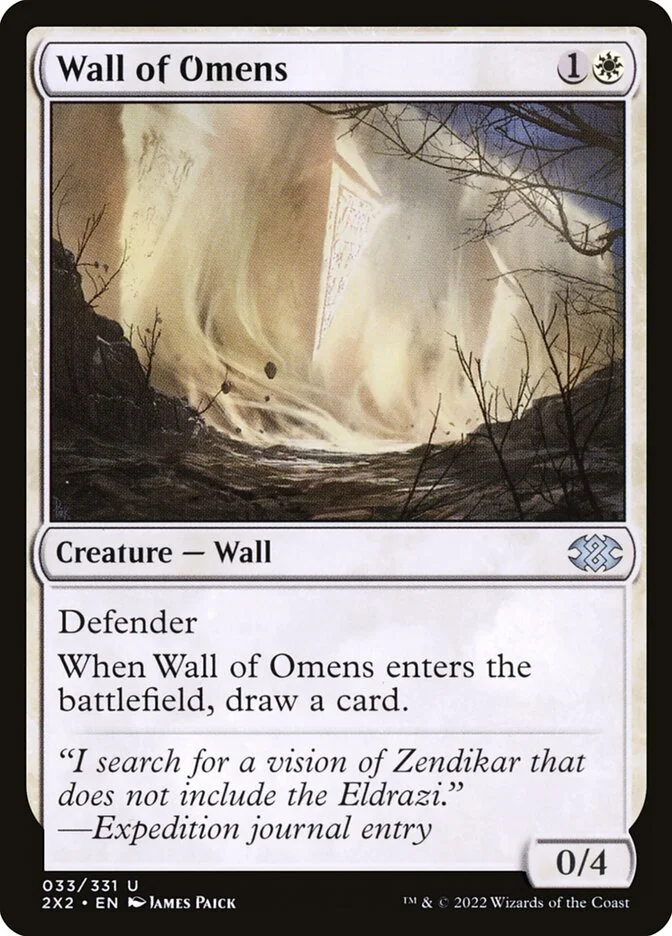 Wall of Omens 「2X2/33」「EN」