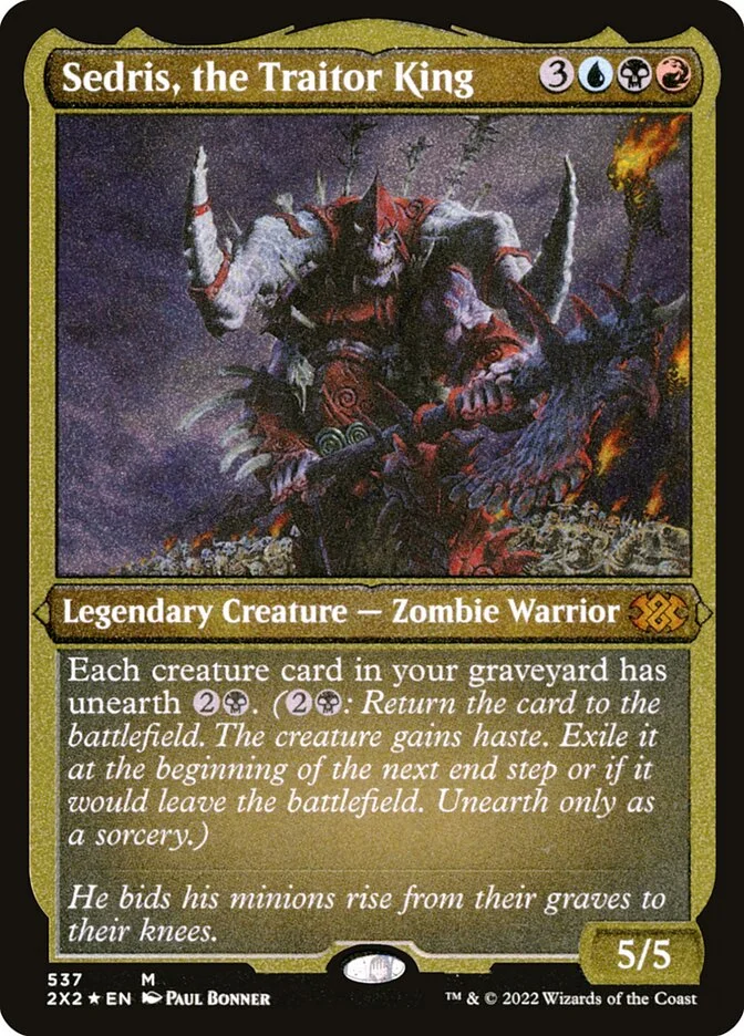 Sedris, the Traitor King 「2X2/537」「EN」