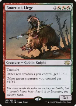 Boartusk Liege #186 · Magic: The Gathering