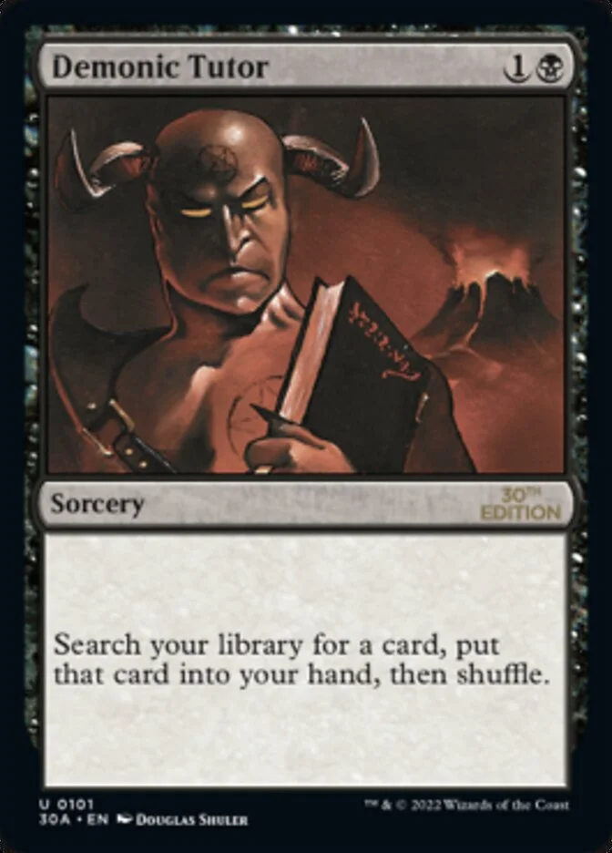 Demonic Tutor 「30A/101」「EN」