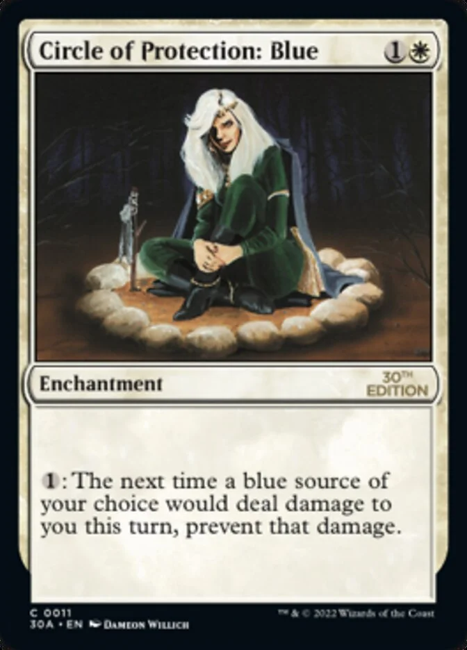 Circle of Protection: Blue 「30A/11」「EN」