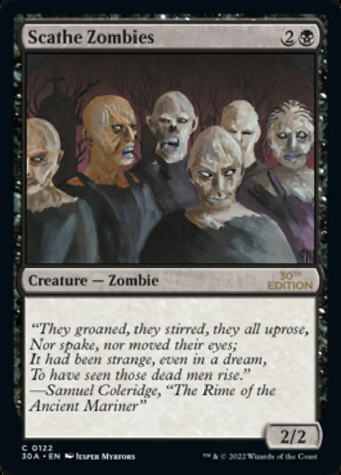 Scathe Zombies 「30A/122」「EN」