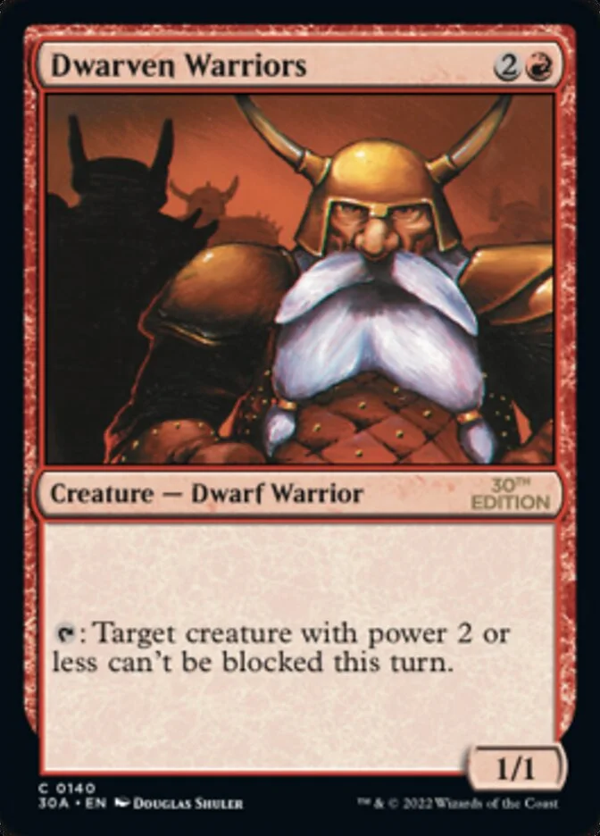 Dwarven Warriors 「30A/140」「EN」