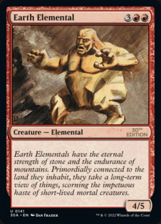 Earth Elemental 「30A/141」「EN」