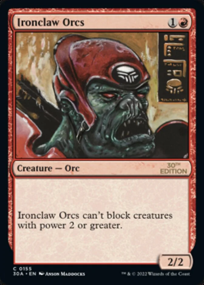 Ironclaw Orcs 「30A/155」「EN」