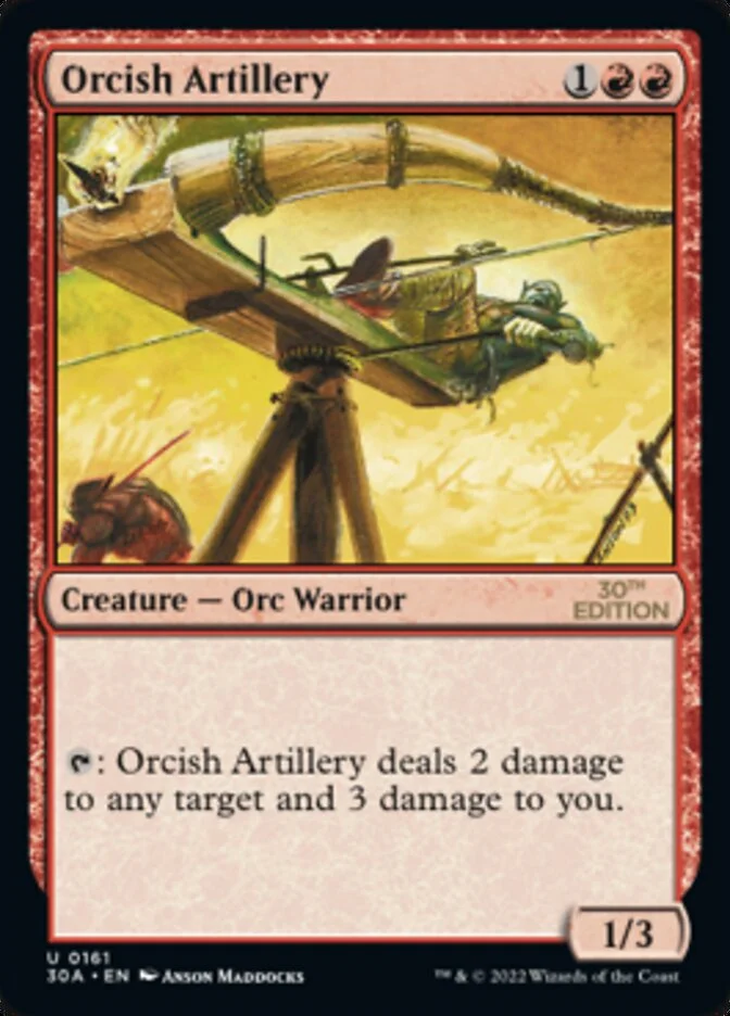 Orcish Artillery 「30A/161」「EN」