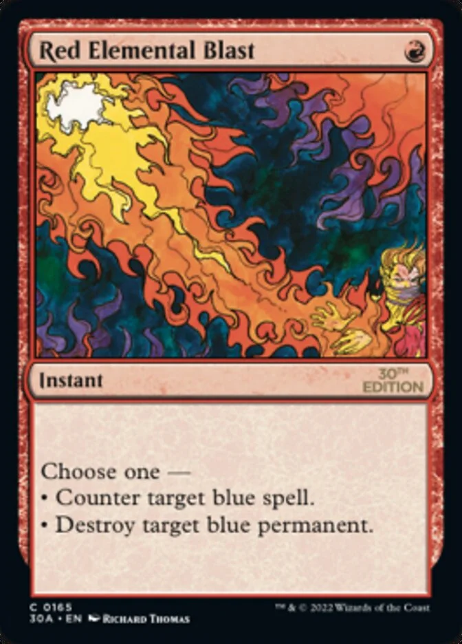 Red Elemental Blast 「30A/165」「EN」