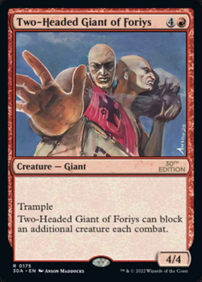 Two-Headed Giant of Foriys 「30A/175」「EN」