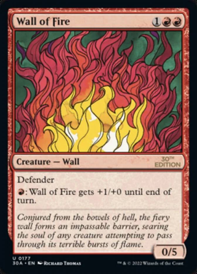 Wall of Fire 「30A/177」「EN」