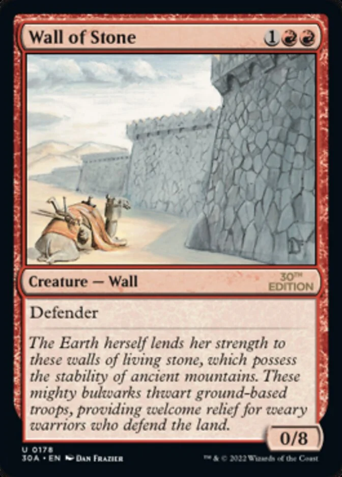 Wall of Stone 「30A/178」「EN」
