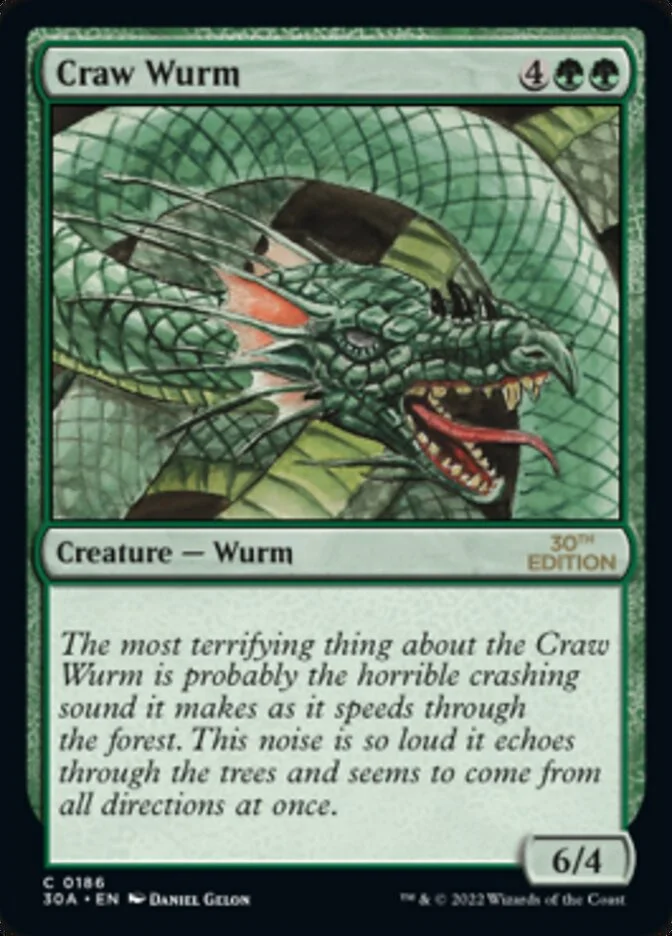 Craw Wurm 「30A/186」「EN」