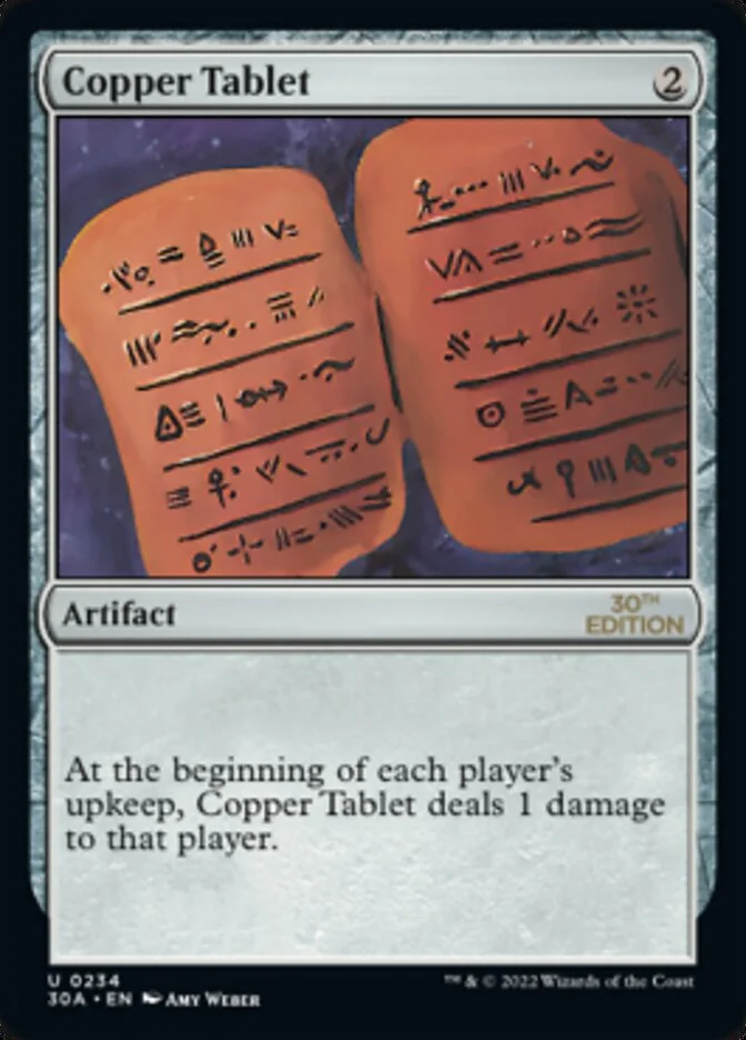 Copper Tablet 「30A/234」「EN」