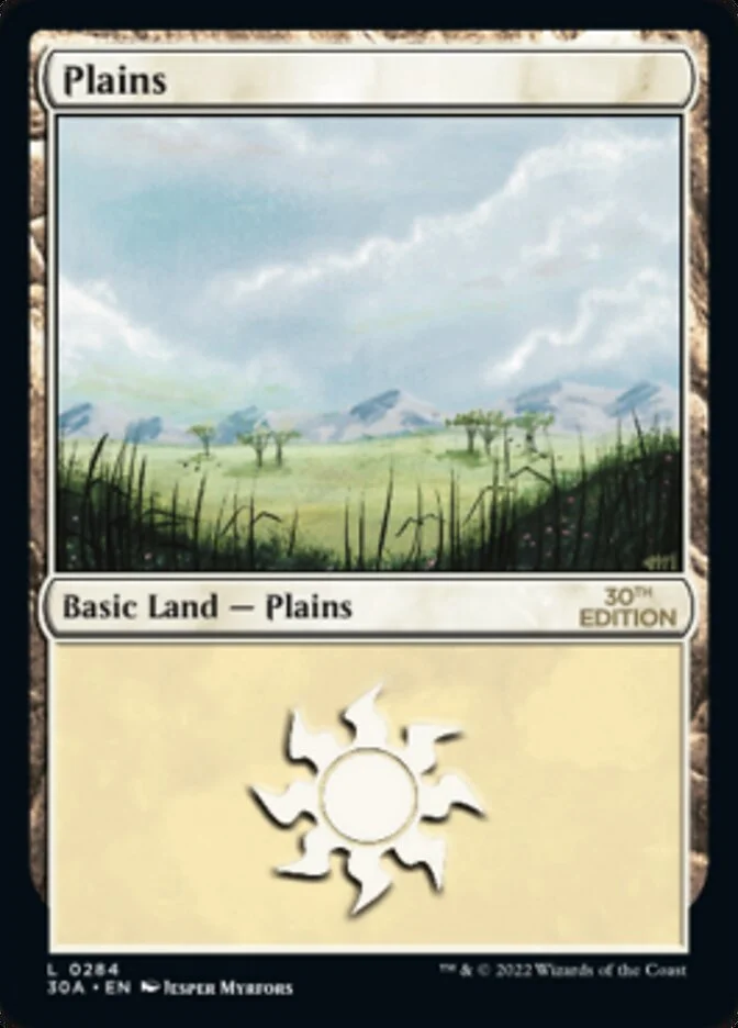 Plains 「30A/284」「EN」
