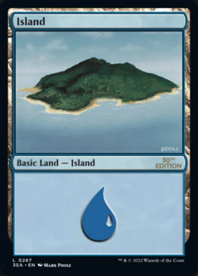 Island 「30A/287」「EN」