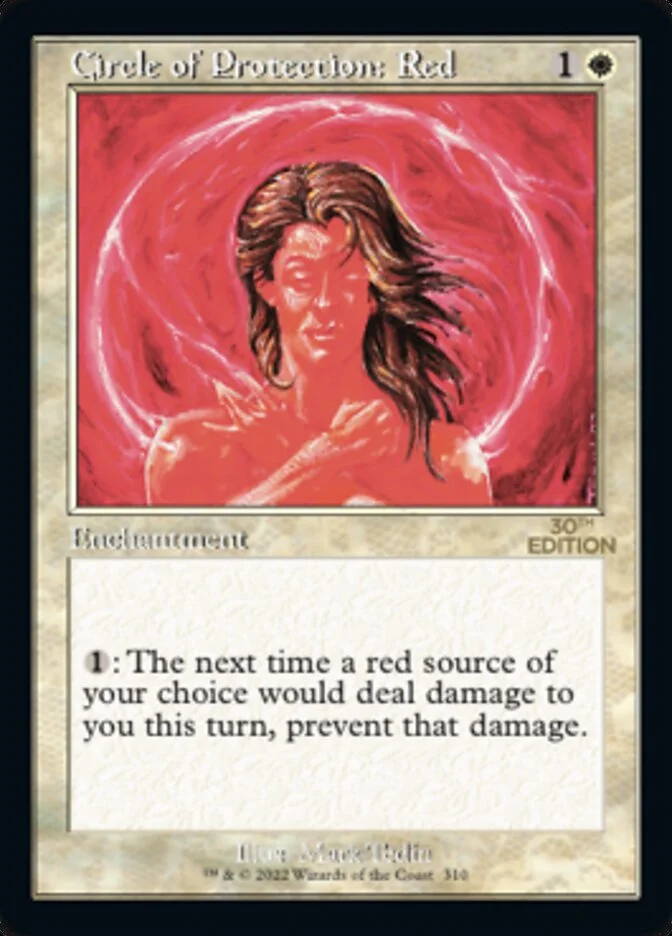 Circle of Protection: Red 「30A/310」「EN」