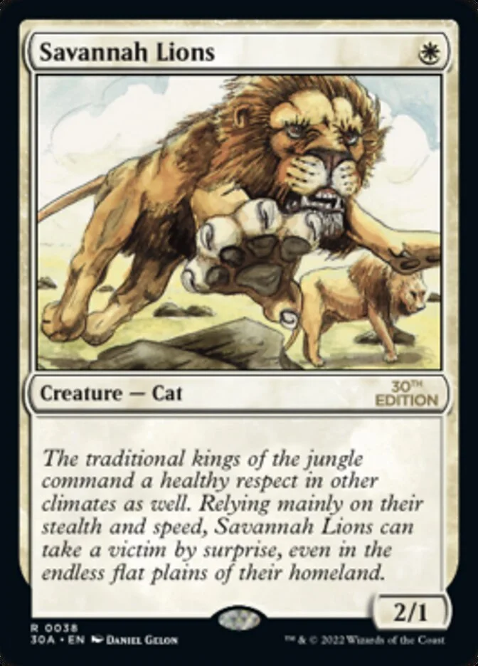 Savannah Lions 「30A/38」「EN」