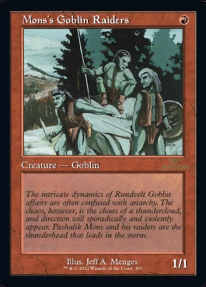 Mons's Goblin Raiders 「30A/457」「EN」
