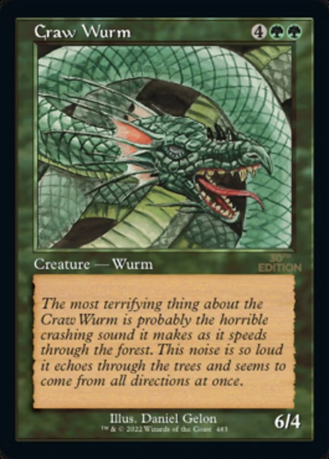 Craw Wurm 「30A/483」「EN」