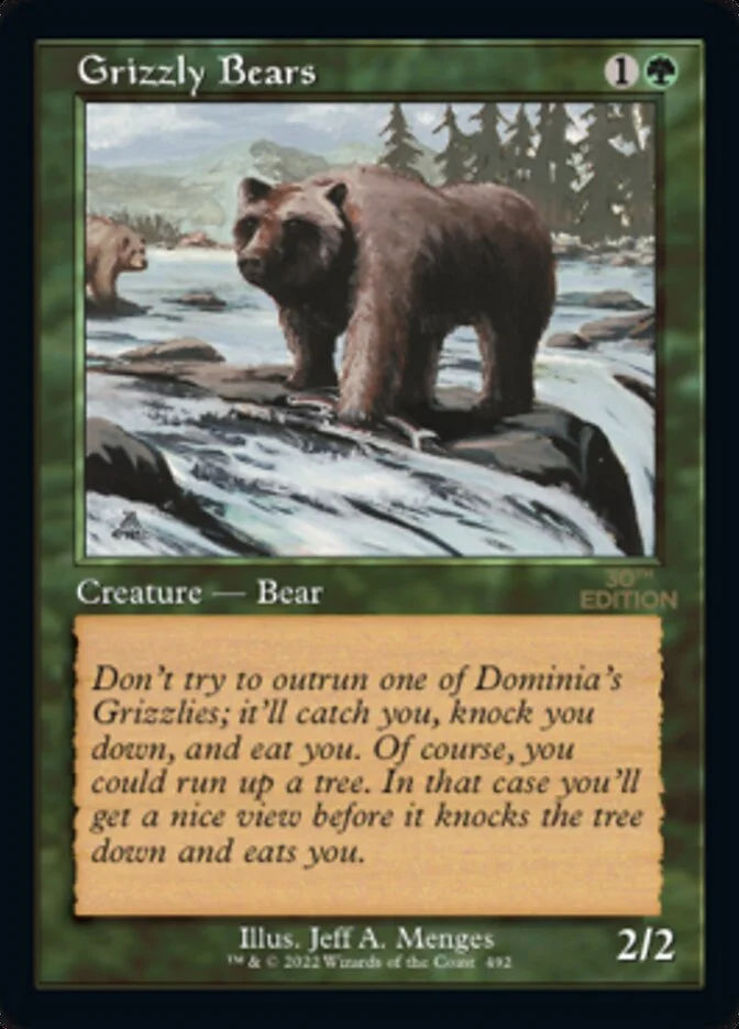 Grizzly Bears 「30A/492」「EN」