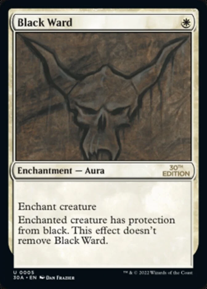 Black Ward 「30A/5」「EN」