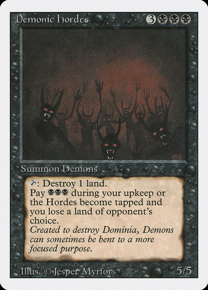 Demonic Hordes 「3ED/104」「EN」
