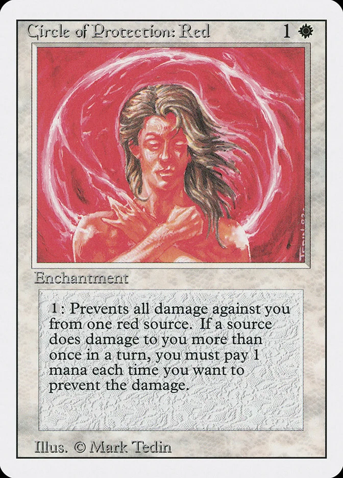 Circle of Protection: Red 「3ED/12」「EN」