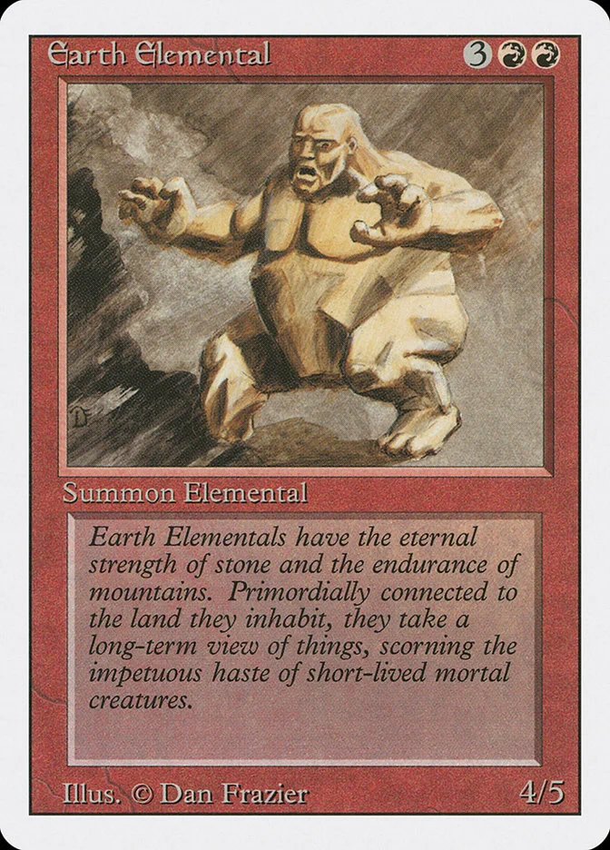 Earth Elemental 「3ED/146」「EN」