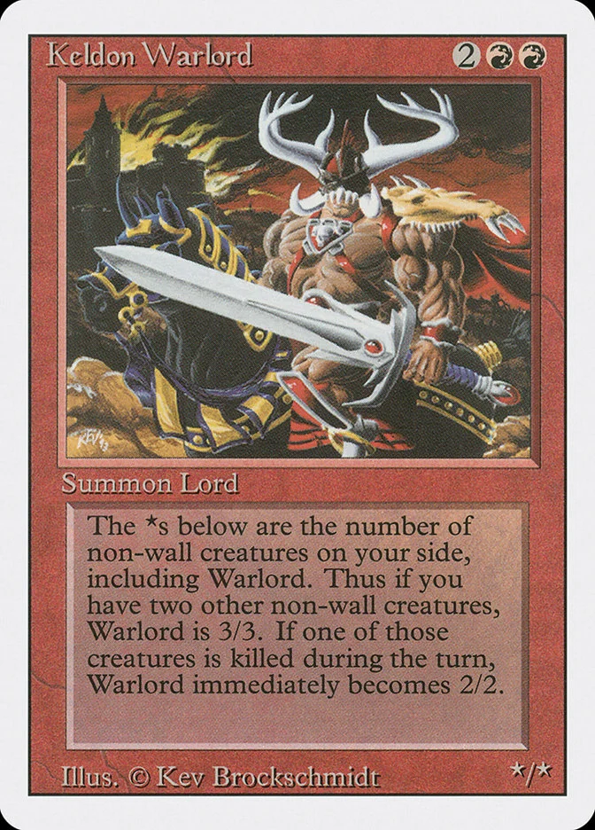Keldon Warlord 「3ED/160」「EN」