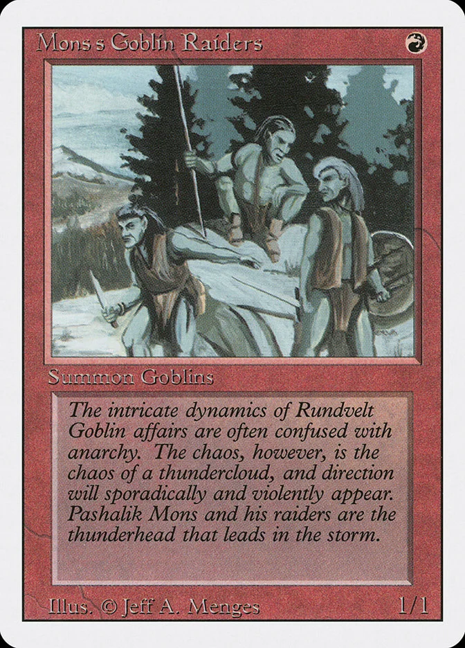 Mons's Goblin Raiders 「3ED/167」「EN」