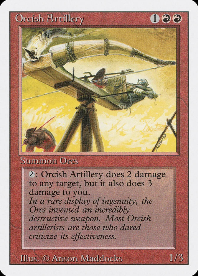 Orcish Artillery 「3ED/168」「EN」