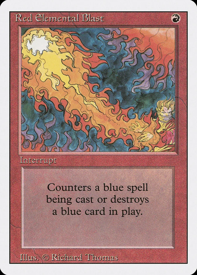Red Elemental Blast 「3ED/171」「EN」