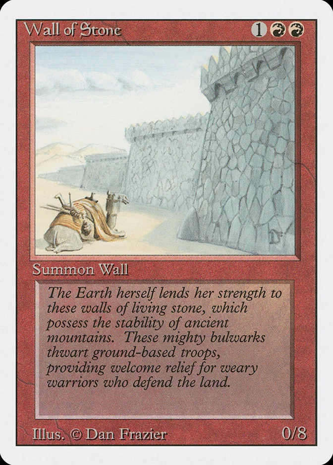 Wall of Stone 「3ED/184」「EN」