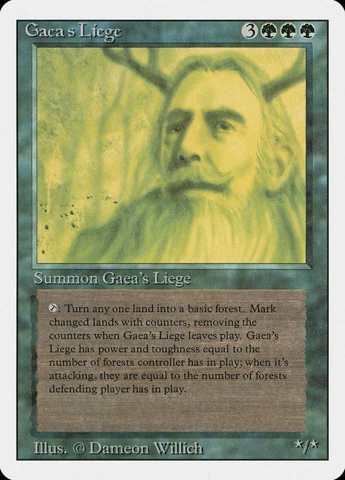 Gaea's Liege 「3ED/198」「EN」