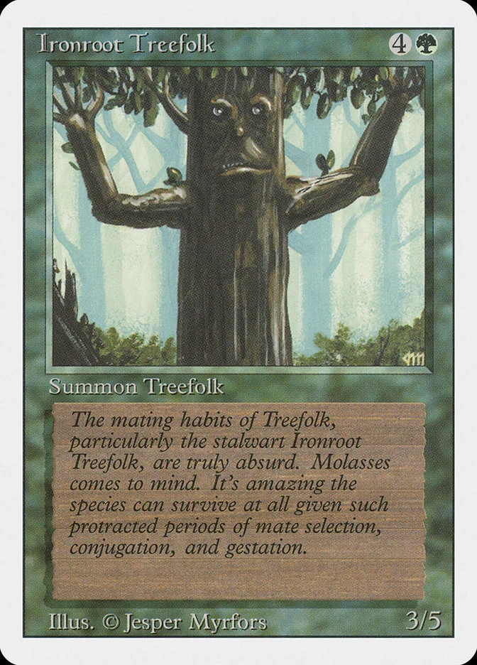 Ironroot Treefolk 「3ED/204」「EN」