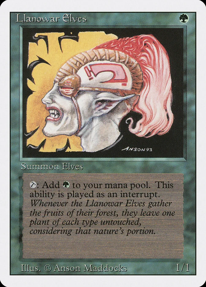 Llanowar Elves 「3ED/211」「EN」