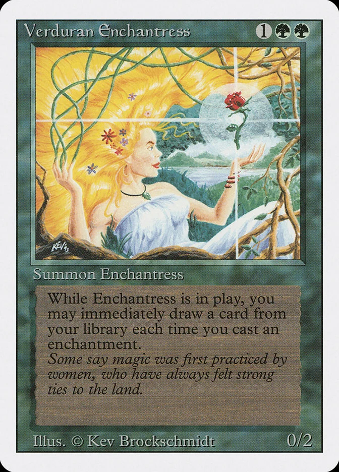 Verduran Enchantress 「3ED/223」「EN」
