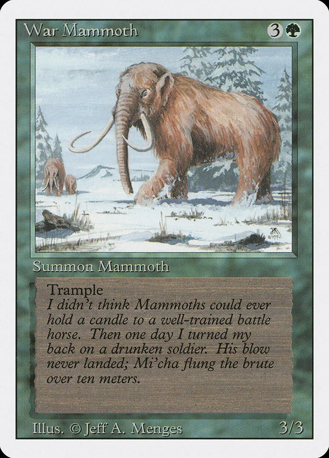 War Mammoth 「3ED/228」「EN」