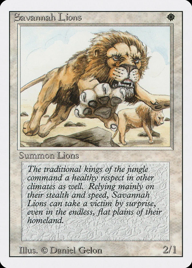 Savannah Lions 「3ED/39」「EN」