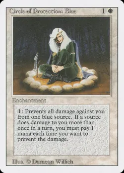 Circle of Protection: Blue #10 · Magic: The Gathering
