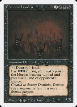 Demonic Hordes #104 · Magic: The Gathering