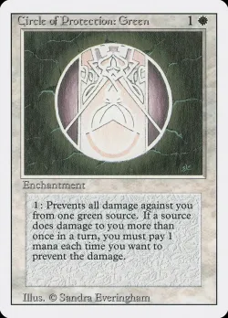 Circle of Protection: Green #11 · Magic: The Gathering
