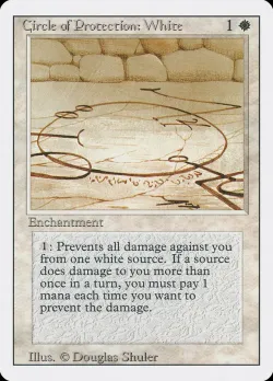 Circle of Protection: White #13 · Magic: The Gathering