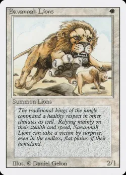 Savannah Lions #39 · Magic: The Gathering