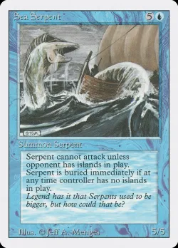 Sea Serpent #78 · Magic: The Gathering