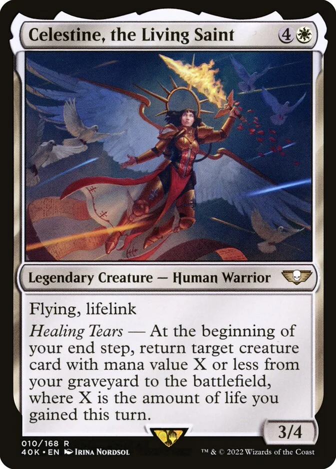 Celestine, the Living Saint 「40K/10」「EN」